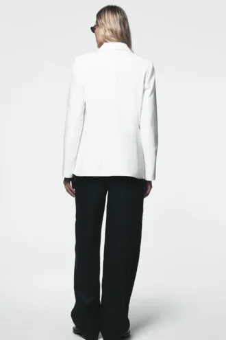 Blazer de doble botonadura