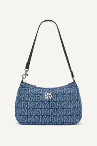 Bolso de hombro Jenny con logo en denim