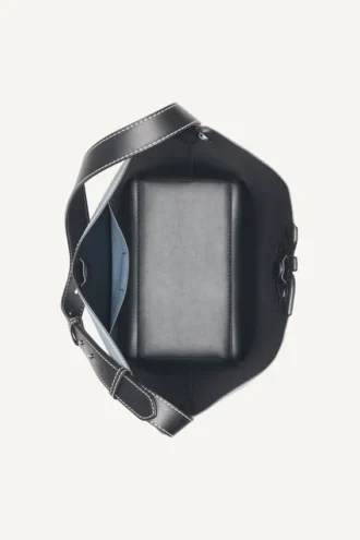 Bolso tipo cubo con logotipo de Nicole Denim