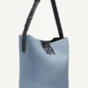 Bolso tipo cubo con logotipo de Nicole Denim