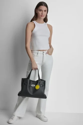 Bolsos Satchel grandes con cara sonriente de Bryar