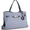 Bolsos Satchel grandes de mezclilla Bryar