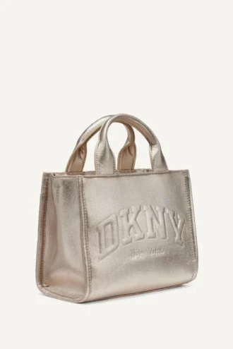 Bolsos Tote pequeños Hadlee con logotipo metalizado