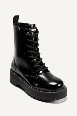 Botines con cordones y tachuelas Batu