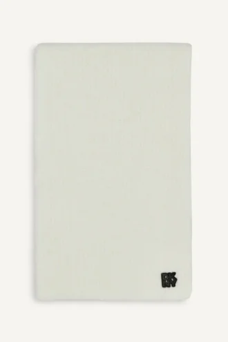 Bufanda de punto acanalado