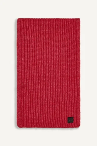 Bufanda de punto acanalado