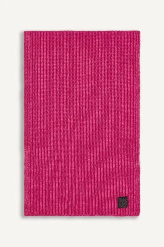 Bufanda de punto acanalado