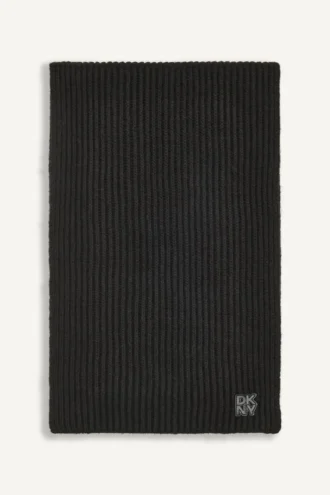 Bufanda de punto acanalado