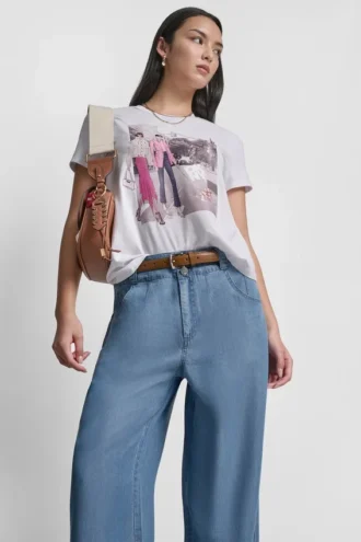 Camiseta con estampado gráfico de Bleecker St