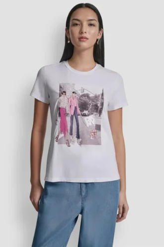 Camiseta con estampado gráfico de Bleecker St