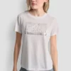 Camiseta con logo apilado y Pedrería de DKNY Vaqueros