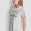 Camiseta con logo apilado y Pedrería de DKNY Vaqueros