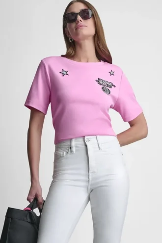 Camiseta con logotipo 1989 Pins & Patches