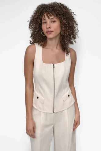 Chaleco estilo corsé