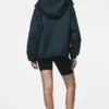 Chaqueta bomber de cuello alto con capucha Chaqueta bomber de cuello alto con capucha