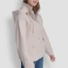 Chaqueta bomber de cuello alto con capucha Chaqueta bomber de cuello alto con capucha