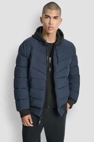 Chaqueta bomber elástica