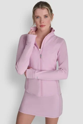 Chaqueta con cuello de embudo