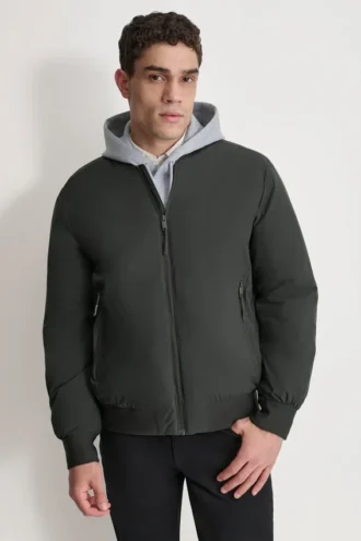 Chaqueta de poliéster elástico