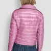 Chaqueta plumífero ligera estilo motero