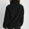 Chaqueta Sherpa con cremallera y cuello con hebillas