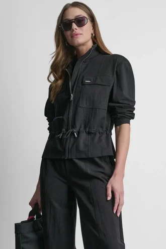 Chaqueta técnica de piqué