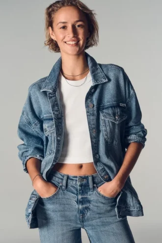 Chaqueta trucker oversize