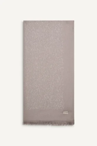 Fular mini animal print metalizado