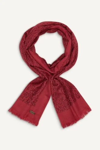 Fular mini animal print metalizado