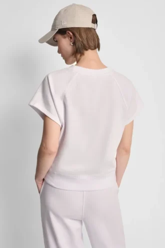 Jersey de manga corta con logotipo burbuja metalizado