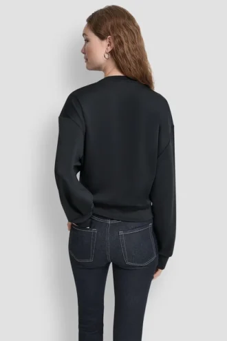 Jersey de mangas largas con logo Scuba de tacto suave