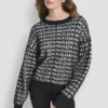 Jerséis con logo y textura de piel Jerséis con logo y textura de piel
