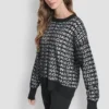 Jerséis con logo y textura de piel Jerséis con logo y textura de piel