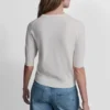 Jerséis de cuello redondo con mangas hasta el codo