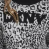 Jerséu de punto con logo de leopardo Jerséu de punto con logo de leopardo