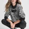 Jerséu de punto con logo de leopardo Jerséu de punto con logo de leopardo