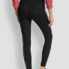 Leggings de talle alto con logo ombré y largo 7/8