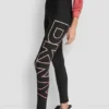 Leggings de talle alto con logo ombré y largo 7/8