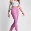 Leggings de talle alto con logo y largo 7/8