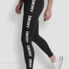 Leggings de talle alto con ribete con el logo y largo 7/8