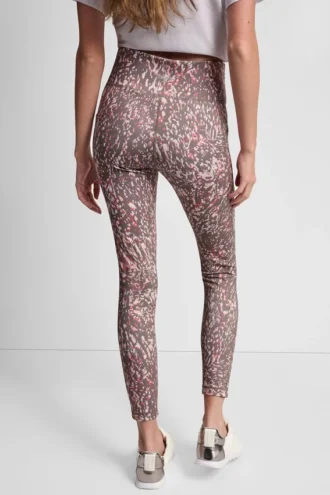 Leggings estampados de cintura alta 7/8 con bolsillos
