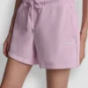 Pantalones cortos de chándal de talle alto con logo