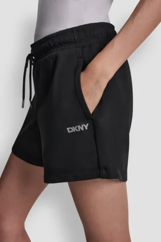 Pantalones cortos de chándal de talle alto con logo