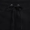Pantalones cortos de chándal de talle alto con logo en la cintura