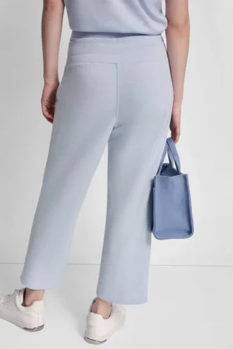 Pantalones cortos de talle alto con logo burbuja metalizado