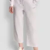 Pantalones cortos de talle alto con logo burbuja metalizado
