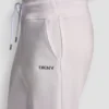 Pantalones cortos de talle alto con logo burbuja metalizado