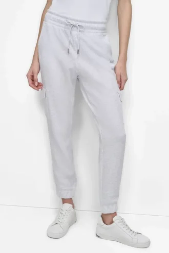 Pantalones Jogger ajustados de talle alto con logo con tachuelas