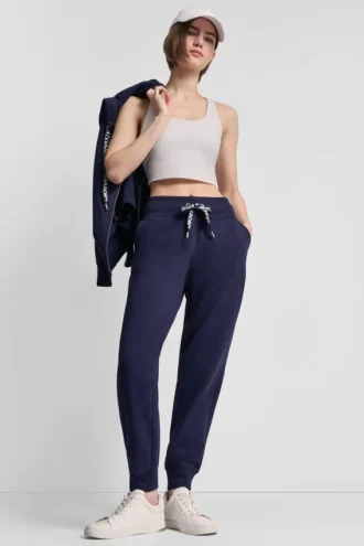 Pantalones Jogger con cordones y logo en dos tonos