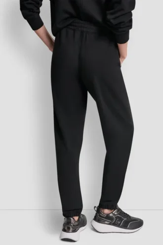 Pantalones Jogger con logo DKNY 1989 con tachuelas de strass